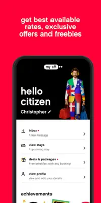 citizenM | Booking Hotel Rooms android App screenshot 0